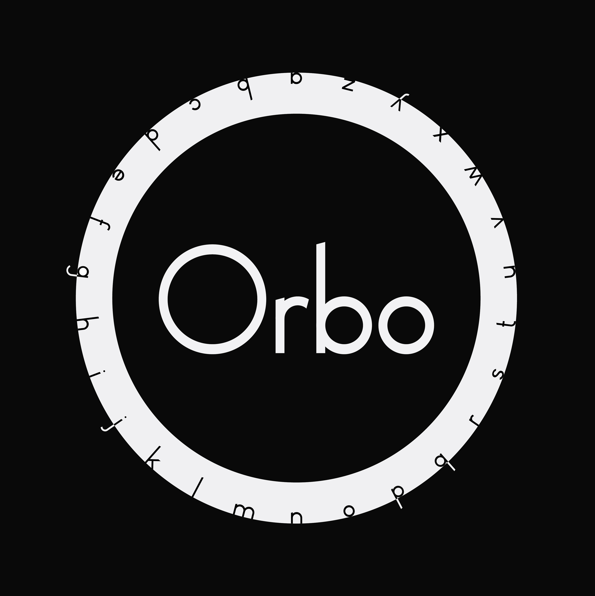 Orbo Typeface Poster